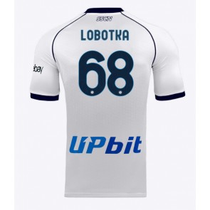 SSC Napoli Stanislav Lobotka #68 Replika Udebanetrøje 2023-24 Kortærmet